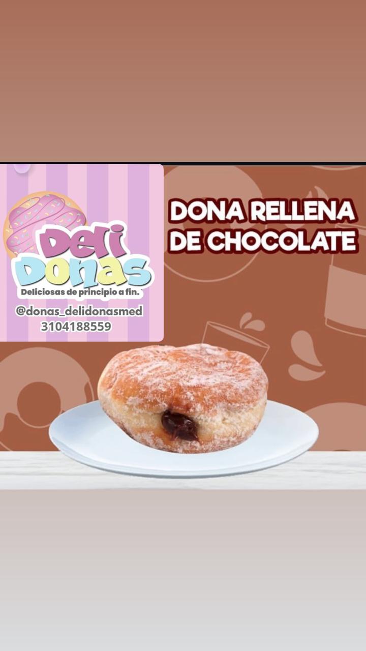 Dona Rellena de Chocolate