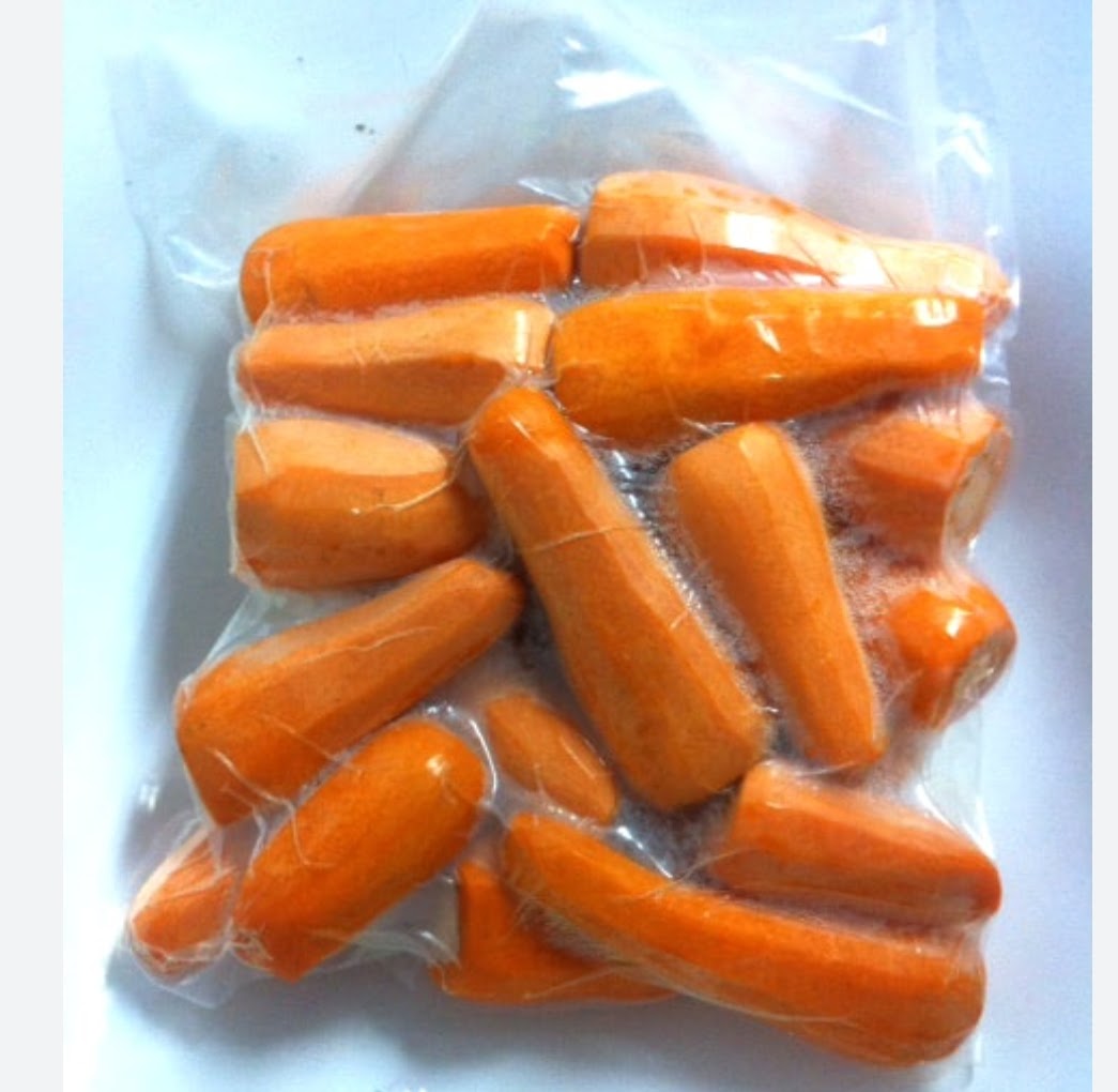 Zanahoria en cubos, troceada, rayada, julianas 250 grms - 500 grams